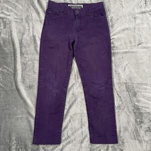 Levi's 510 Jeans Womens W31 L32 Purple Super Skinny Extra-Slim Zip Closure